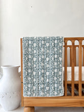 Load image into Gallery viewer, Baby &amp; Toddler, Cot Quilt|Playmat: Mahalia Blue
