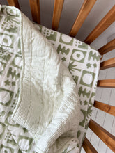 Load image into Gallery viewer, Baby Cot Sheet: Green Zailee
