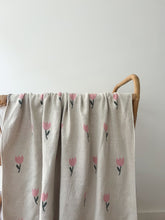 Load image into Gallery viewer, Cotton Baby Blanket:  Tulip
