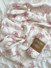 Load image into Gallery viewer, WRAP ~ Bamboo/Cotton ~ Pink Palm
