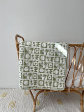 Load image into Gallery viewer, Baby Quilt /Play Mat: Light Kantha Style: Green Zailee
