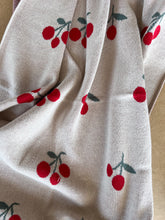 Load image into Gallery viewer, Cotton Baby Blanket:  Red Cherry
