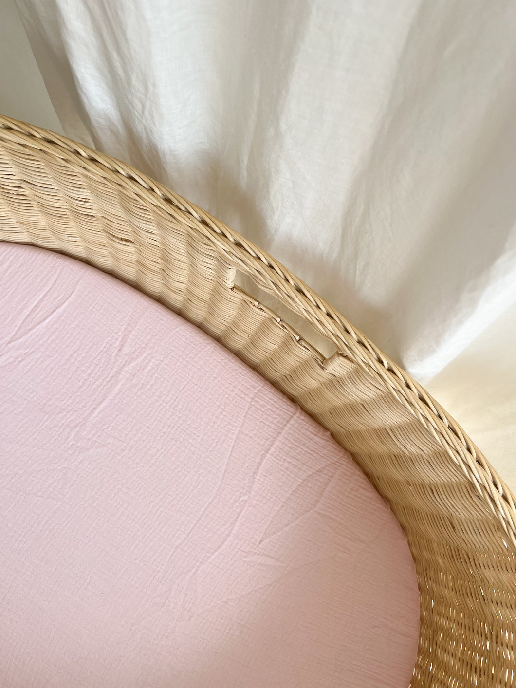 Bassinet Sheet:  Pink