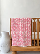 Load image into Gallery viewer, Baby &amp; Toddler, Cot Quilt|Playmat: Mahalia Pink
