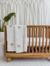 Load image into Gallery viewer, Kantha Cot Quilt ~ Nude Palm
