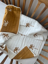 Load image into Gallery viewer, Kantha Cot Quilt ~ Sandalwood Palm
