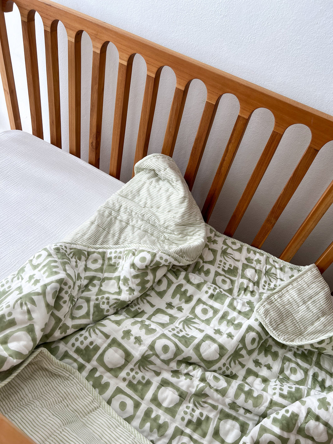 Baby & Toddler, Cot Quilt|Playmat:  Green Zailee