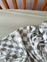 Load image into Gallery viewer, Cot Sheet: Muslin Green
