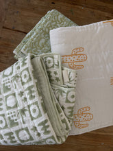 Load image into Gallery viewer, Baby &amp; Toddler, Cot Quilt|Playmat:  Green Zailee
