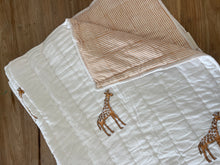 Load image into Gallery viewer, Baby &amp; Toddler, Cot Quilt|Playmat:  Giraffe
