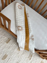 Load image into Gallery viewer, Kantha Cot Quilt ~  Sun and Moon
