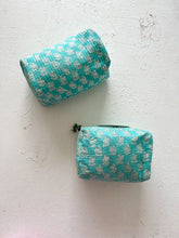 Load image into Gallery viewer, Nappy / Cosmetic Bag Set ~ Teal
