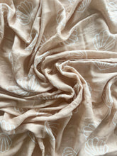 Load image into Gallery viewer, Seakaboo Organic Bamboo Cotton Baby Swaddle|Wrap: Sea Shell
