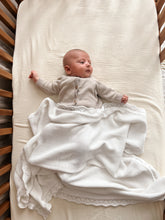 Load image into Gallery viewer, Organic Cotton Baby Blanket: Pure White
