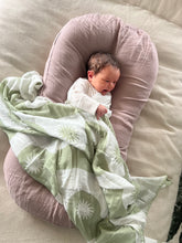 Load image into Gallery viewer, Seakaboo Organic Bamboo Cotton Baby Swaddle|Wrap: Green Taiyo
