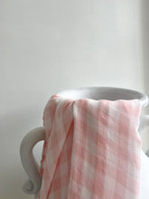 Load image into Gallery viewer, Seakaboo Organic Bamboo Cotton Baby Swaddle|Wrap: Pink Gingham
