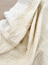 Load image into Gallery viewer, King|Queen Kantha Quilt:  French Vanilla
