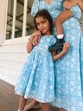 Load image into Gallery viewer, Gypsie Mini Dress - Ocean Blue
