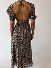 Load image into Gallery viewer, Lali Tie-Back Dress - Earth Brown
