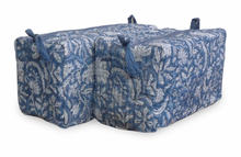 Load image into Gallery viewer, Nappy / Cosmetic Bag Set ~ Wildflower
