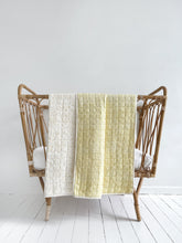 Load image into Gallery viewer, Kantha Cot Quilt ~  Celestial Lemon
