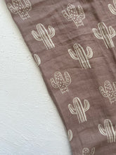 Load image into Gallery viewer, WRAP ~ Bamboo/Cotton  ~ Night Cactus
