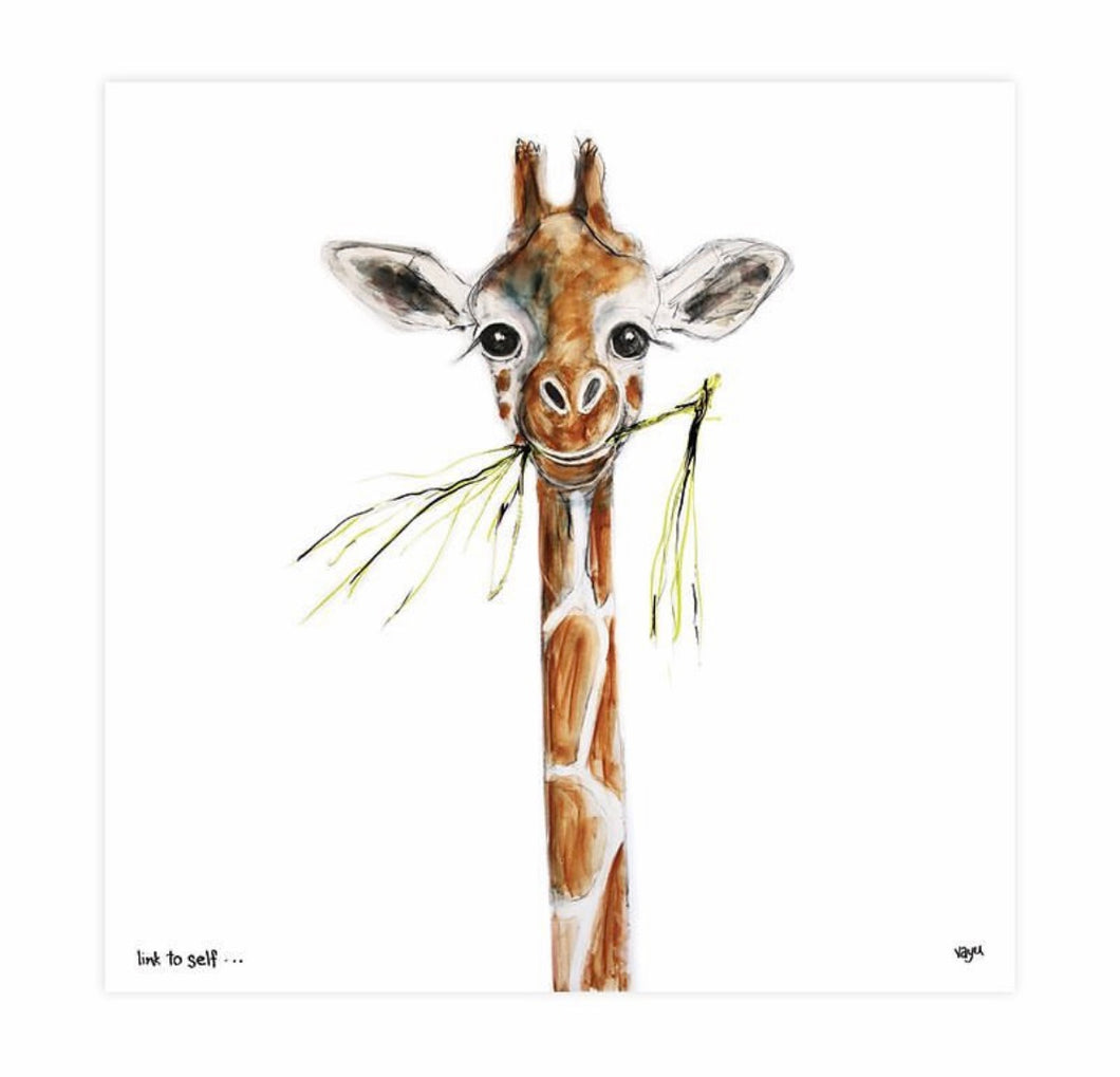 Print ~ Giraffe ~ 'The Madness of Love'