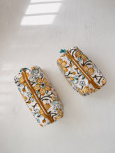 Load image into Gallery viewer, Nappy / Cosmetic Bag Set ~ Sandalwood Flower
