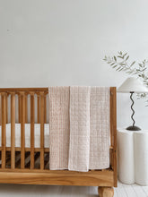 Load image into Gallery viewer, Kantha Cot Quilt ~ Half moon
