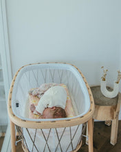 Load image into Gallery viewer, Kantha Cot Quilt ~  Blush Daisy
