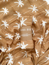 Load image into Gallery viewer, WRAP ~ Bamboo/Cotton ~ Arlo Palm ~ Toffee
