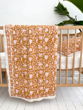 Load image into Gallery viewer, Cot Quilt ~ Cotton Filled ~ Mahalia Vine
