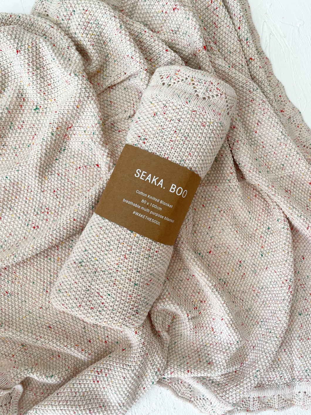 BeiBi Blanket -  Ivory Fleck