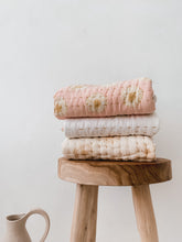 Load image into Gallery viewer, Kantha Cot Quilt ~  Blush Daisy ~ Preorder available
